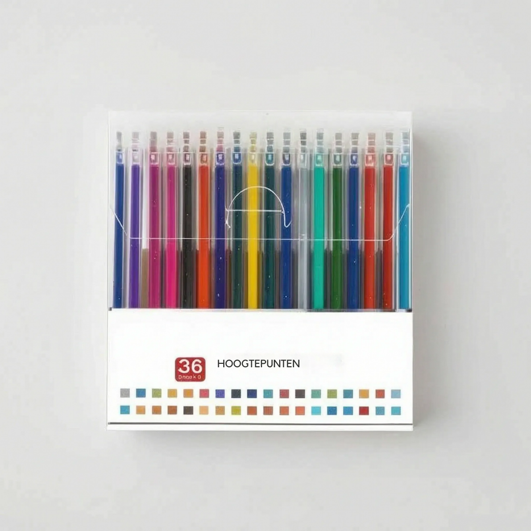 Glitter Gelpennen - Set van Sprankelende Gelpennen voor Kinderen