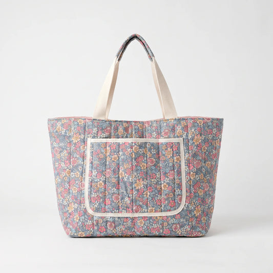 Bloemenprint Tote Tas – Grote Schoudertas Voor Mama's