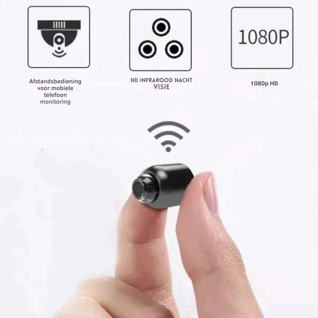 Mini Beveiligingscamera – Verborgen Wifi-Bewakingscamera Voor Thuis