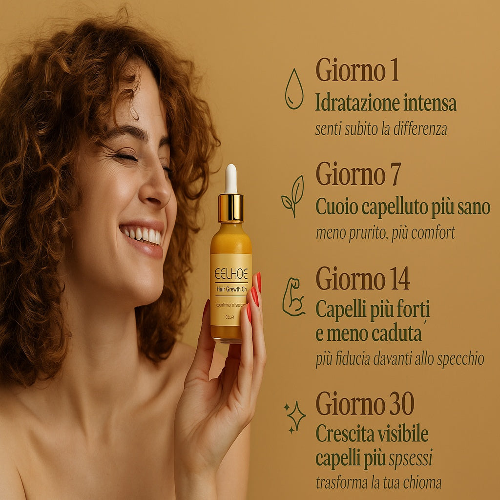 Essenza™ – Olio naturale per la ricrescita dei capelli (by EELHOE)