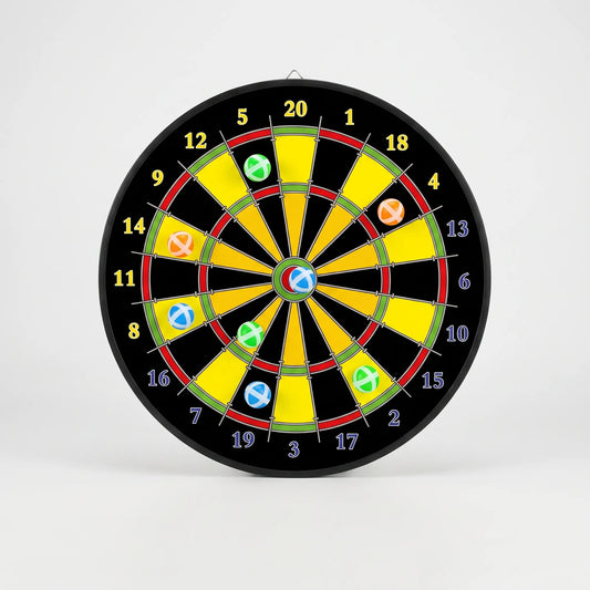 Kinderdartbord - Dubbelzijdig Klittenband Dartbord met Veilige Darts