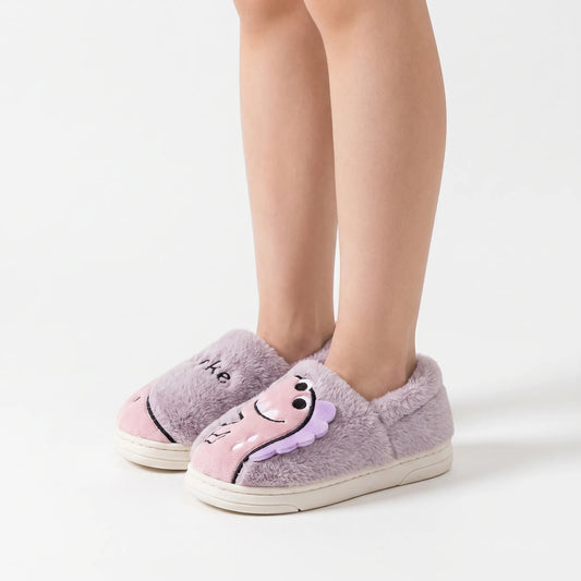 Kindersloffen met Dinoprint | Zachte Instapsloffen met Antislipzool | Unisex Maten 24 tot 33