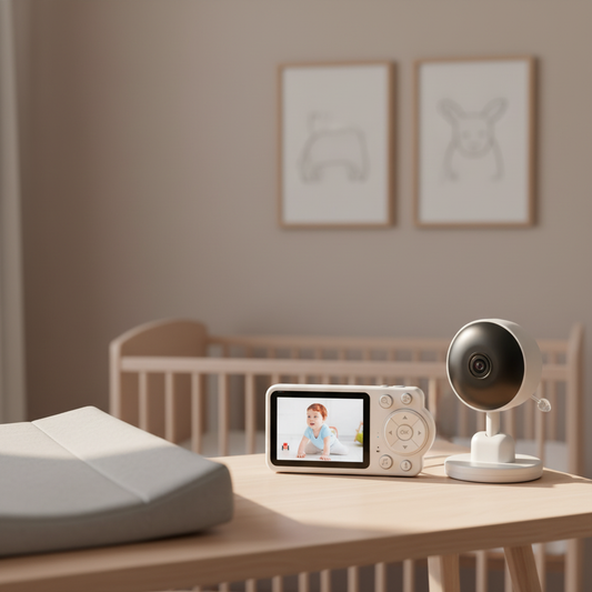 Babyfoon met camera en ouderunit met kleurenscherm 2