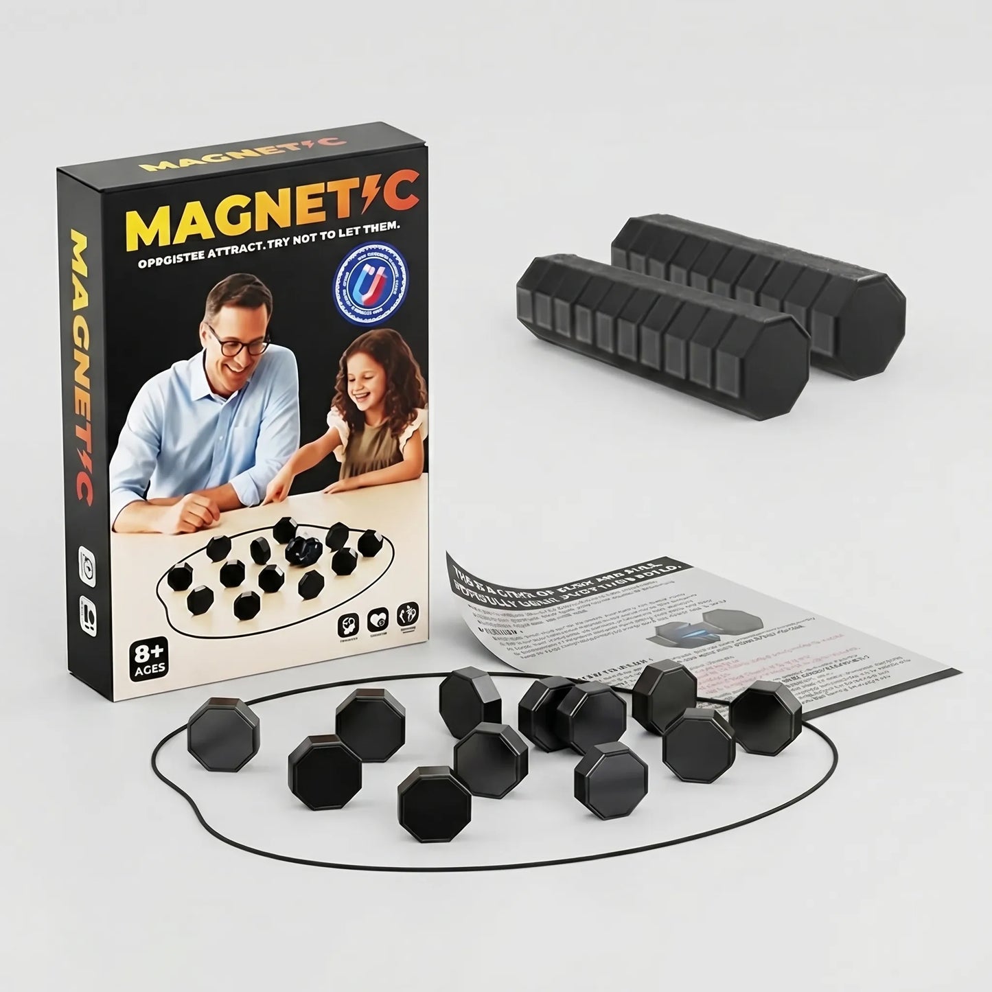 Magnetisch Bordspel - Tafelstrategie Magneetspel voor Kinderen