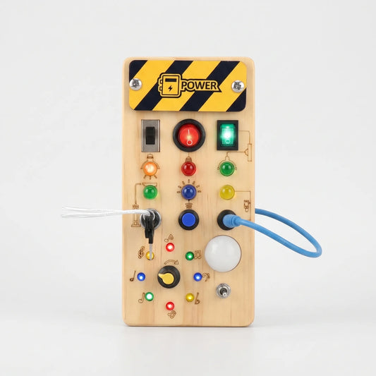 Montessori Drukbord - Activiteitenschakelaar Bord Speelgoed