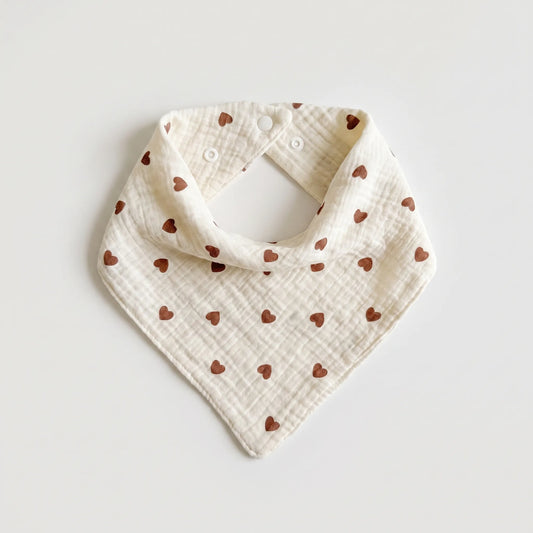 Mousseline Inbakerdeken – Driehoekige Baby Mousseline Slabbetje