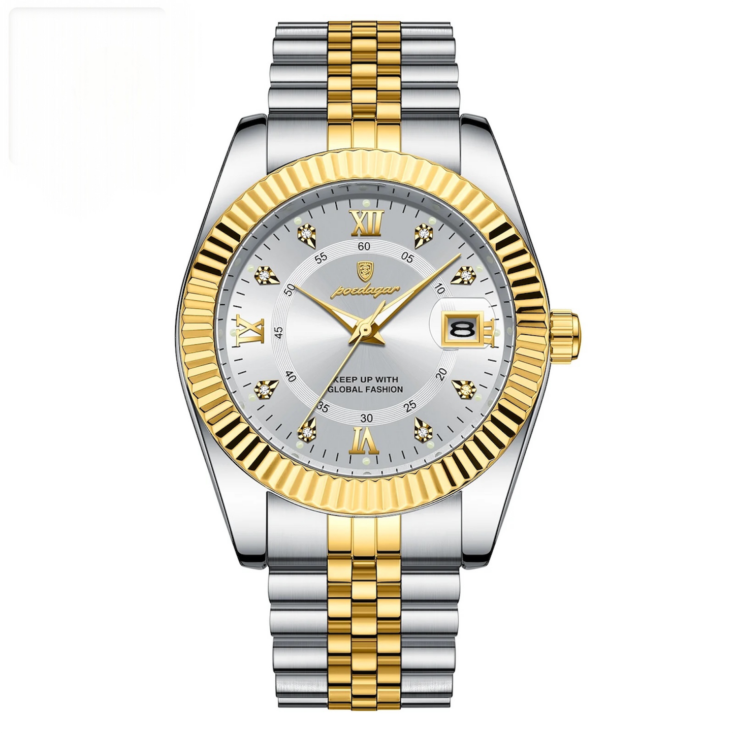 POEDAGAR Orologio Uomo Sport Luxury – Quarzo, Luminosa, Impermeabile