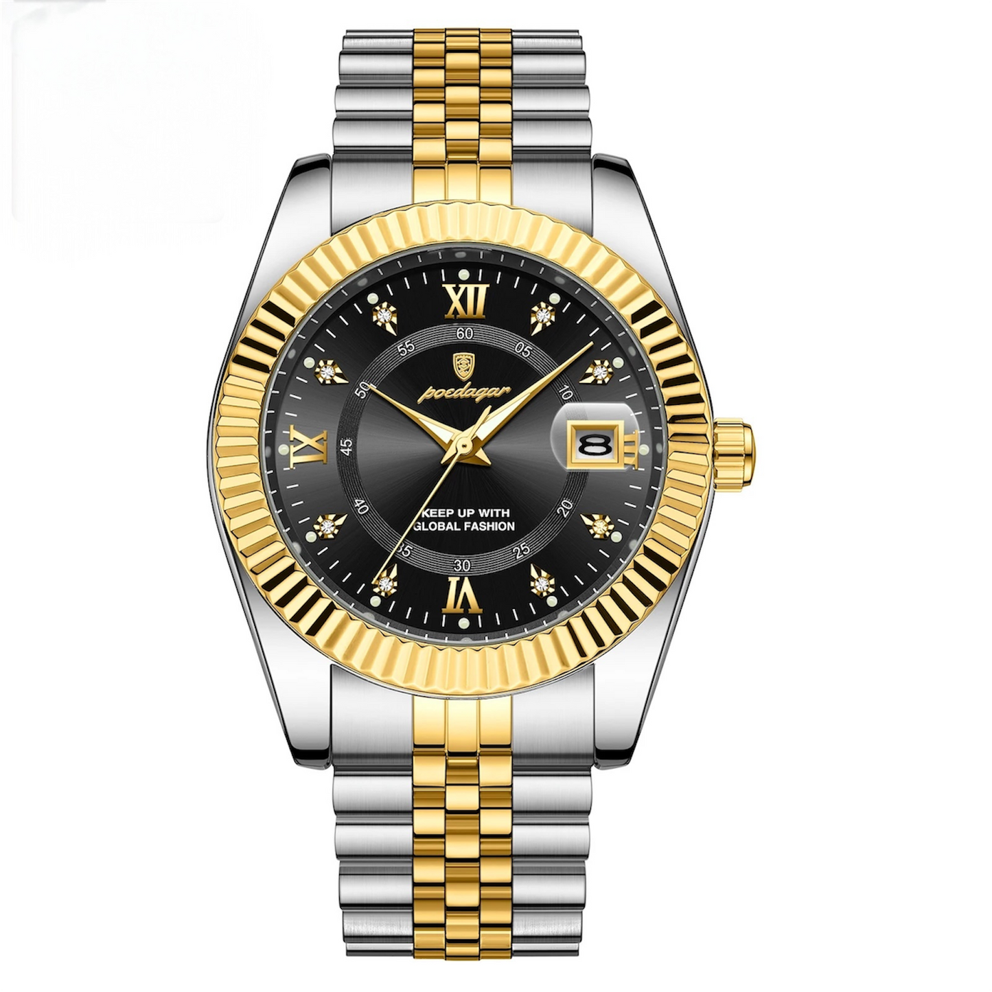POEDAGAR Orologio Uomo Sport Luxury – Quarzo, Luminosa, Impermeabile