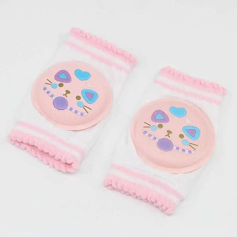 Gebreide kniebeschermers voor kruipende baby's 4