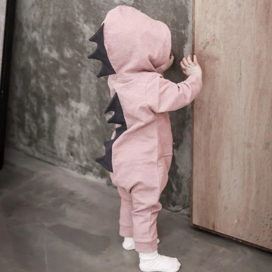 Baby Dinosaurier Strampler – Süßer Hoodie-Onesie für Kleinkinder