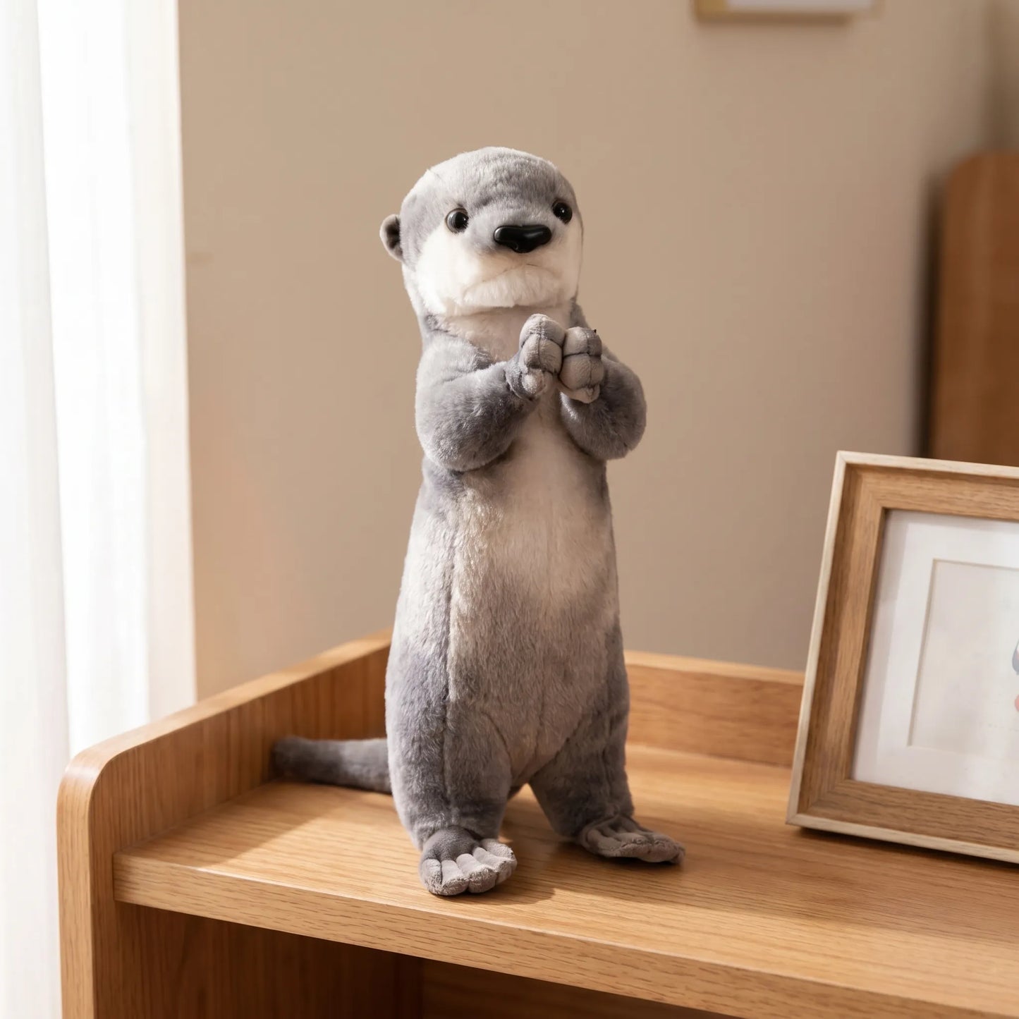 Staande Otter Knuffel – Realistisch Otter Knuffeldier