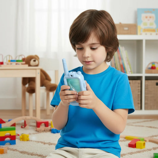 Kinder walkietalkie set met camera en kleurenscherm 2