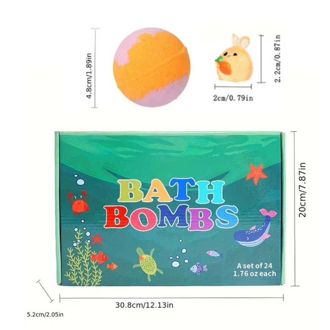 Badbruisballen met Speelgoed Binnenin – Set Badbruisballen met Verrassing