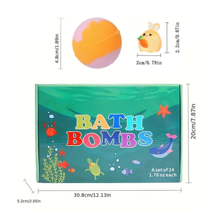 Badbruisballen met Speelgoed Binnenin – Set Badbruisballen met Verrassing