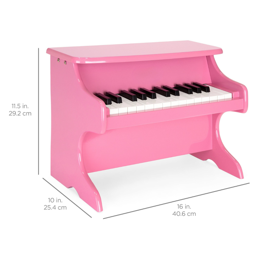 Houten Kinderpiano - Speelgoed Piano met 25 Toetsen en Muziekboek