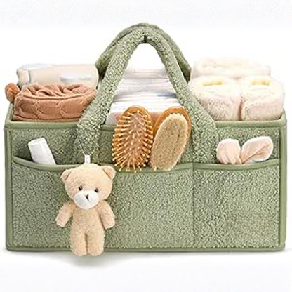 Baby Luier Caddy Organizer – Pluche Opbergcaddy Voor De Babykamer