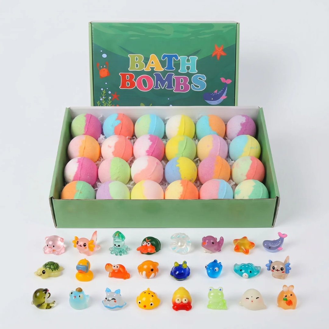 Badbruisballen met Speelgoed Binnenin – Set Badbruisballen met Verrassing