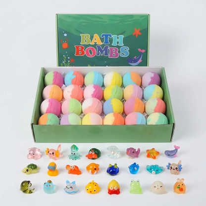 Badbruisballen met Speelgoed Binnenin – Set Badbruisballen met Verrassing