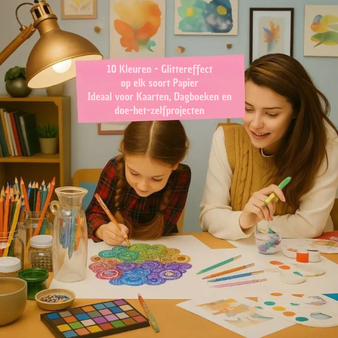 Glitter Gelpennen - Set van Sprankelende Gelpennen voor Kinderen