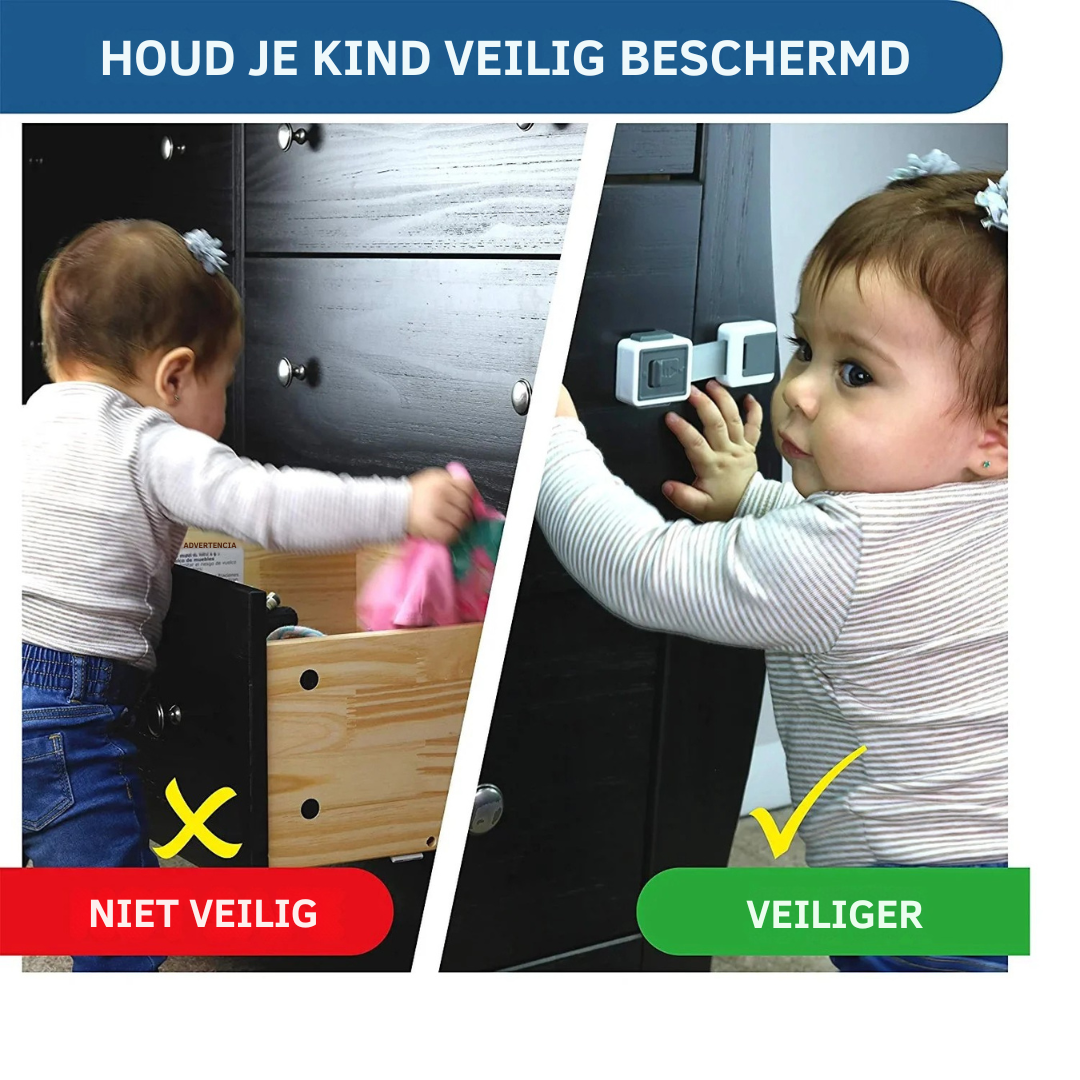 Baby Veiligheidskastslot – Kindveilige Vergrendelingsriem Voor Laden En Kastjes