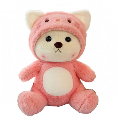 2-in-1 Teddybeerknuffel - Transformeerbaar Knuffeldier Speelgoed