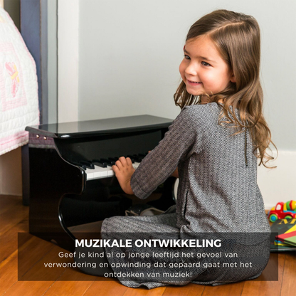 Houten Kinderpiano - Speelgoed Piano met 25 Toetsen en Muziekboek