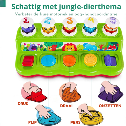 Dierenslaanspeelgoed – Whack-a-Dier Pop-up Spel Met Muziek