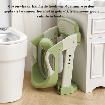Opvouwbare Zindelijkheidstrainingsstoel – Draagbare Toilettrainer Met Trapjes