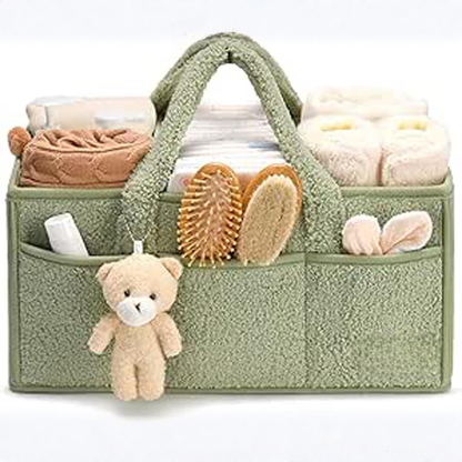 Baby Luier Caddy Organizer – Pluche Opbergcaddy Voor De Babykamer