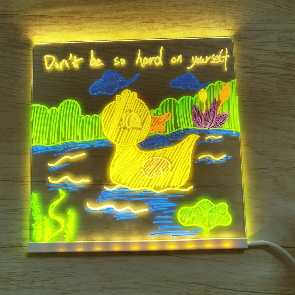 LED Tekenbord – Lichtgevend Schetsbord Voor Kinderen