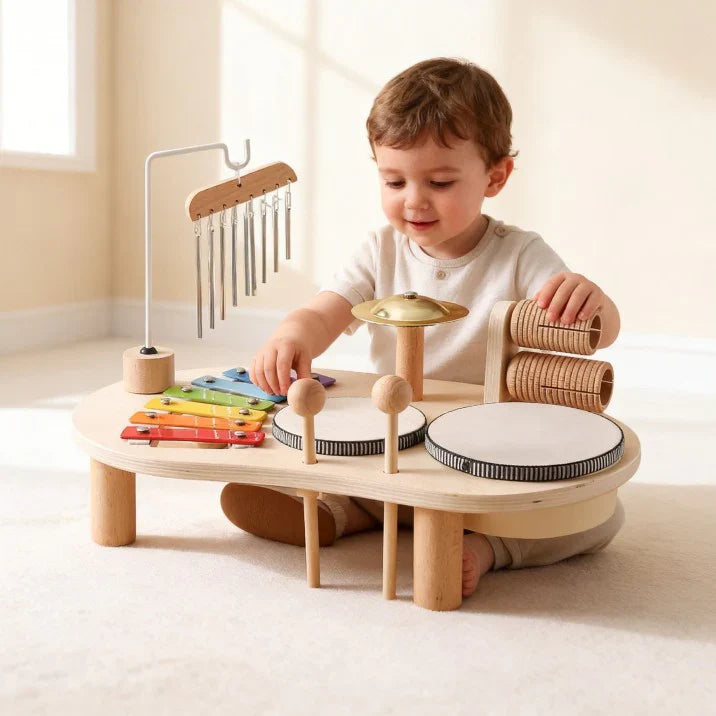 Muziekinstrumentenset – Houten Muziekspeelgoed Voor Kinderen
