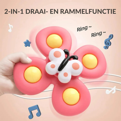 Baby Zintuiglijke Spinners – Zuignap Fidget Spinner Speelgoed