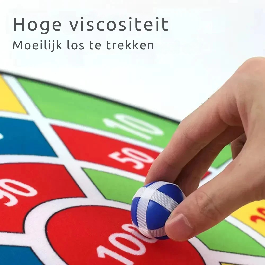 Dartbord Met Kleefballen – Opvouwbare Dartbordset Voor Kinderen