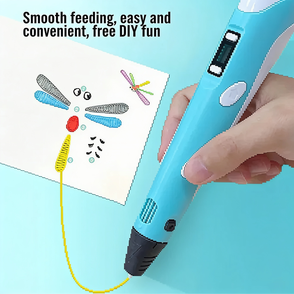 Smooth feeding, easy and convenient, free DIY fun