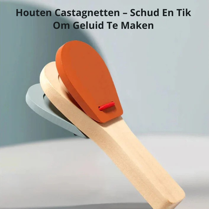 Houten Montessori Instrumenten – Muzikale Speelset Voor Kinderen