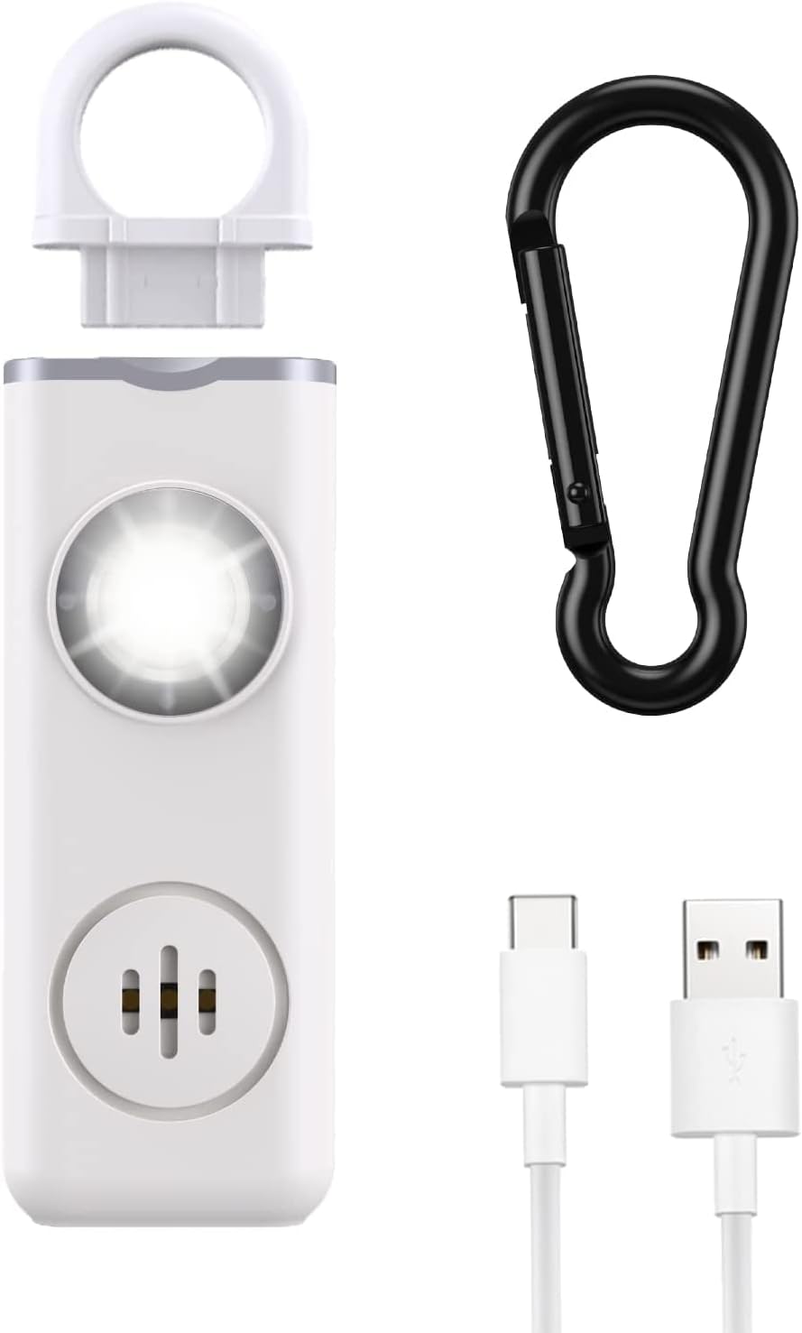 Persoonlijk alarm sleutelhanger met 130 dB sirene en ledlicht 5