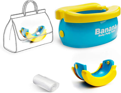 Opvouwbaar Reis Potje – Draagbaar Reis Bananenpotje