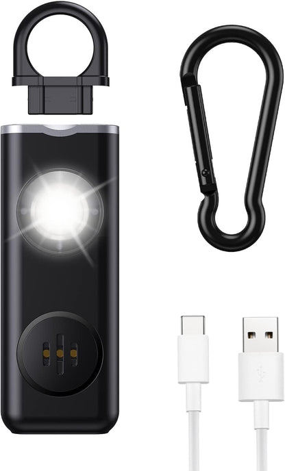 Persoonlijk alarm sleutelhanger met 130 dB sirene en ledlicht 3