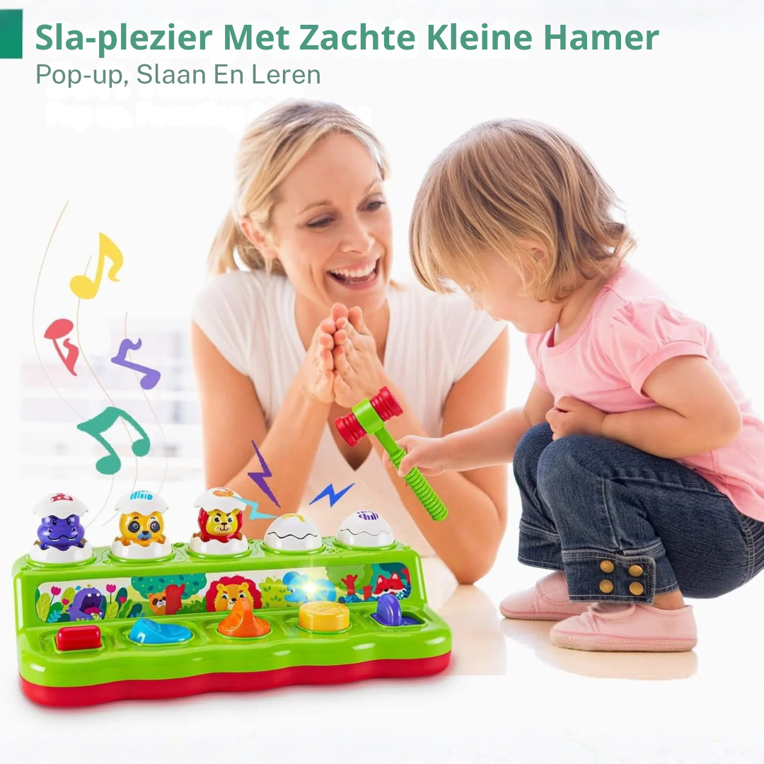 Dierenslaanspeelgoed – Whack-a-Dier Pop-up Spel Met Muziek
