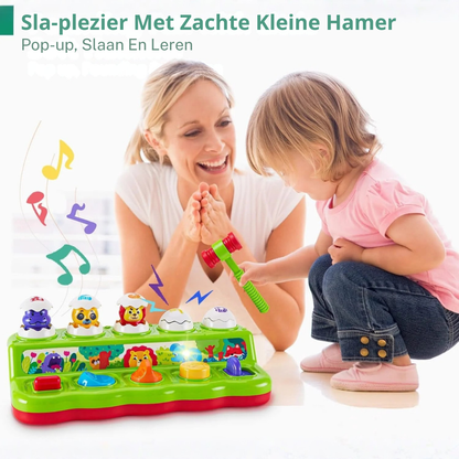 Dierenslaanspeelgoed – Whack-a-Dier Pop-up Spel Met Muziek