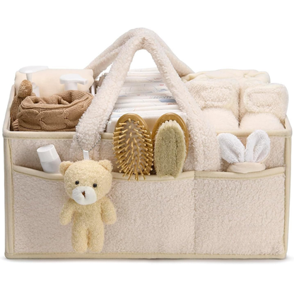 Baby Luier Caddy Organizer – Pluche Opbergcaddy Voor De Babykamer