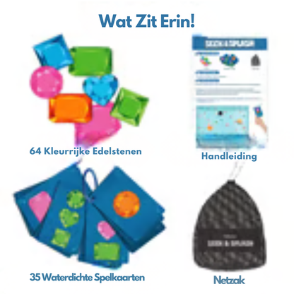 Zoek en Spetter Spel - Duik- en Zoekspel voor Kinderen in het Zwembad