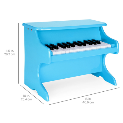 Houten Kinderpiano - Speelgoed Piano met 25 Toetsen en Muziekboek