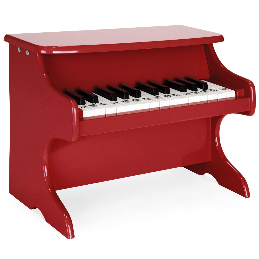 Houten Kinderpiano - Speelgoed Piano met 25 Toetsen en Muziekboek