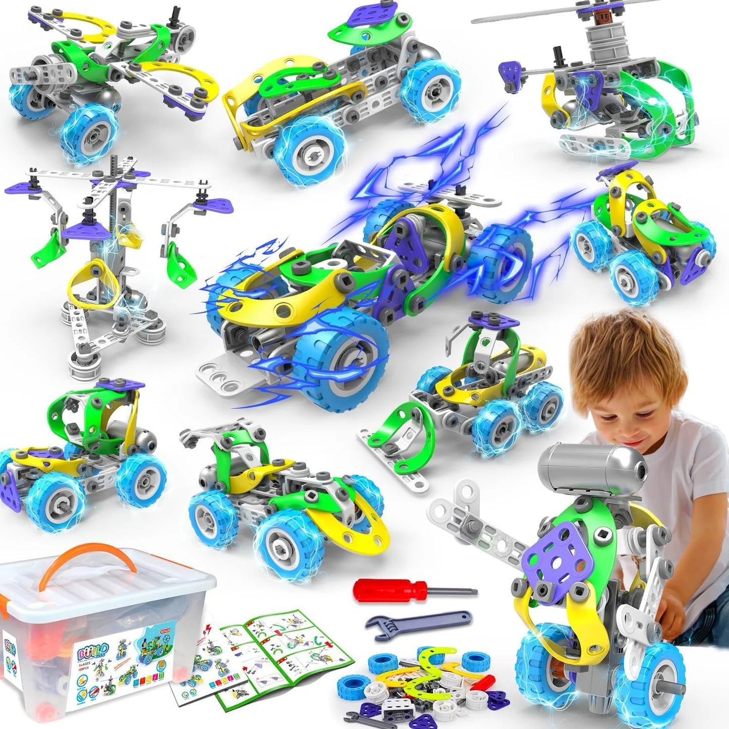 Jouet de construction pour enfants – Ensemble de construction 10-en-1