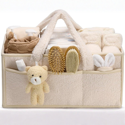 Baby Luier Caddy Organizer – Pluche Opbergcaddy Voor De Babykamer