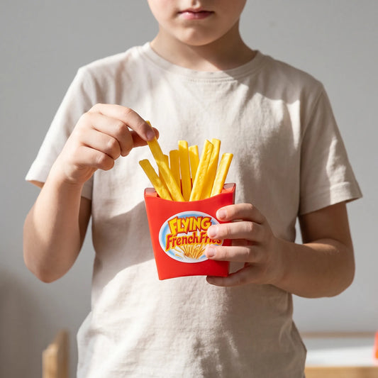 Actiespel Kinderen | Bordspel met Springende Frietjes | Leuk voor het Hele Gezin