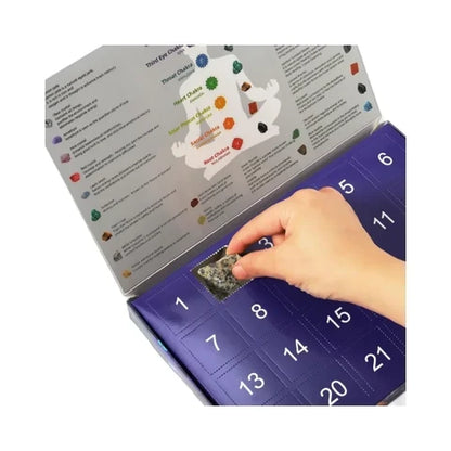 Adventskalender Kinderen Edelstenen | 24 Mineralen en Kristallen | Educatief Cadeau