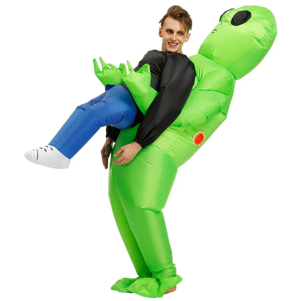 Alien Kostuum Kinderen en Volwassenen | Verkleedpak voor Carnaval