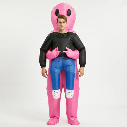Alien Kostuum Kinderen en Volwassenen | Verkleedpak voor Carnaval